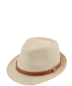 Classic Short Brim Straw Hat HA320101 LIGHT TAN
